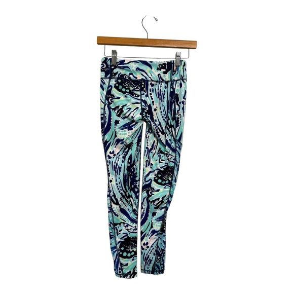 Lilly Pulitzer Navy Crash the Bash Luxletic Weekender Legging and Kai Tank S XS - Picture 16 of 16
